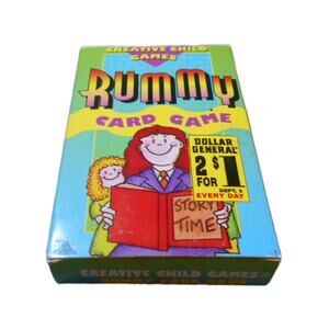 1986 Rummy First Day at School Card Game Creative Child #18008 Complete Vintage